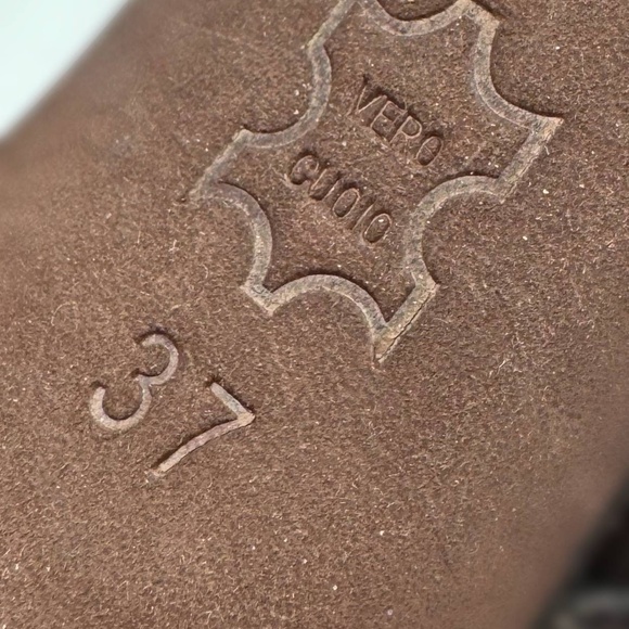 Vintage Rare Vero Cuoio shoes crystal peacock women’s heels size 37 - Picture 11 of 12